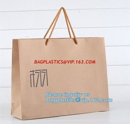 Custom Luxury ribbon satin finish paper carrier bags with rope handles and ribbon bow fastener,Brand Lager Paper Carrier supplier