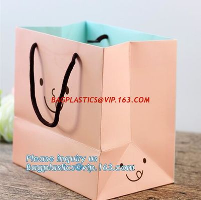 Fashion Custom Printing Luxury Gift Shopping Carrier Paper Bag With Your Own Logo Print,strong twisted handle black leat supplier