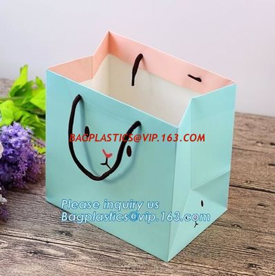 Fashion Custom Printing Luxury Gift Shopping Carrier Paper Bag With Your Own Logo Print,strong twisted handle black leat supplier