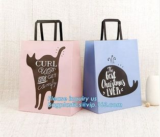 wholesale cosmetic eco-friendly luxury shopping bags paper carrier bags with handles,LOGO paper gift shopping bag art pa supplier
