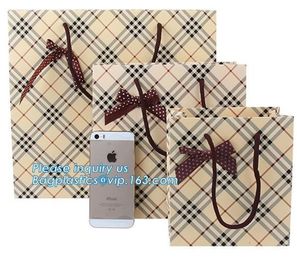 Paper carrier bags for fashion shopping paper carton bag High quality luxury design bag,Custom design logo lipstick kraf supplier