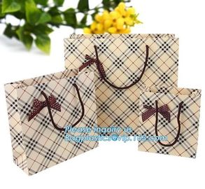 Paper carrier bags for fashion shopping paper carton bag High quality luxury design bag,Custom design logo lipstick kraf supplier