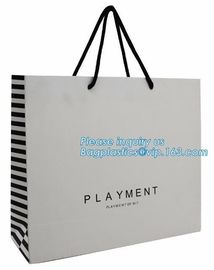 China Wholesale Custom Logo kraft paper bag, White Kraft Paper Shopping Bag, Luxury Printed Packaging Paper Gift Bag supplier