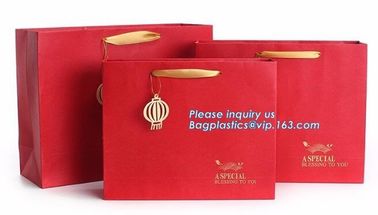 Luxury Box Packaging, Custom made UV offset printing coated paper packaging,Retail Shopping Carrier Packaging Clothing supplier