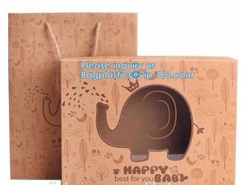 Luxury Box Packaging, Custom made UV offset printing coated paper packaging,Retail Shopping Carrier Packaging Clothing supplier