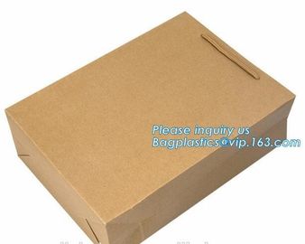 Luxury Box Packaging, Custom made UV offset printing coated paper packaging,Retail Shopping Carrier Packaging Clothing supplier