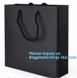 Factory Price Low Cost OEM Custom Printing Small Luxury Gift Carrier White Paper Shopping Bag,Gift Paper Bags With PP Ro supplier