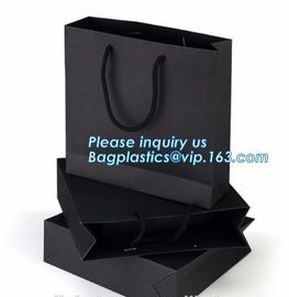 Factory Price Low Cost OEM Custom Printing Small Luxury Gift Carrier White Paper Shopping Bag,Gift Paper Bags With PP Ro supplier