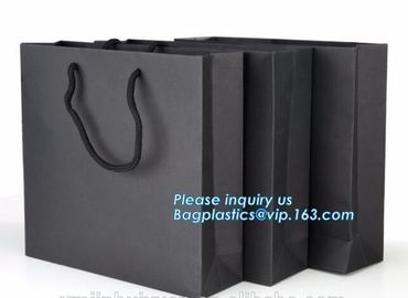 Factory Price Low Cost OEM Custom Printing Small Luxury Gift Carrier White Paper Shopping Bag,Gift Paper Bags With PP Ro supplier