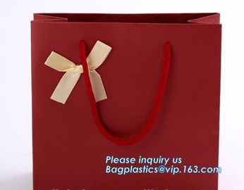 hot sale Cheap Custom Printed Luxury White Gift Carrier Rope Handle Paper Shopping Bag With Logo,Shopping Bag With Logo supplier