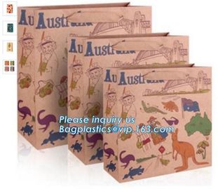 Hot sale brown kraft paper bag cheap price,Lowest Price Custom Shape Luxury Gold Foil Logo Design Paper Bag With Round B supplier