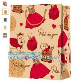 Hot sale brown kraft paper bag cheap price,Lowest Price Custom Shape Luxury Gold Foil Logo Design Paper Bag With Round B supplier