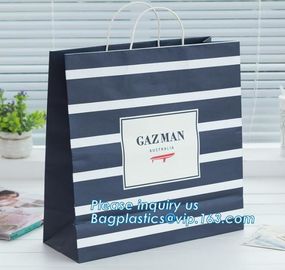 Handmade Paper Bag Design,white gift carrier shopping paper bags,Luxury Clothing Shopping Paper Bag Packaging BAGEASE PA supplier