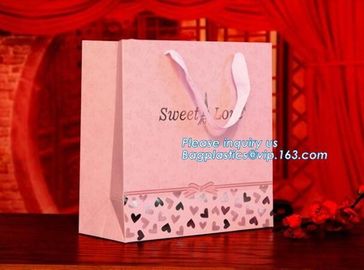 Luxury Metal Button Top Quality Gift Brown Paper Bags with Strong Handle,reusable ecofriendly customizable promotional l supplier