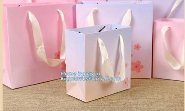 Luxury High-End Super Soft Double Pet Cat Dog House for Sale,Logo Luxury Blue Gift Shopping Carrier Paper Bag With PP Ha supplier