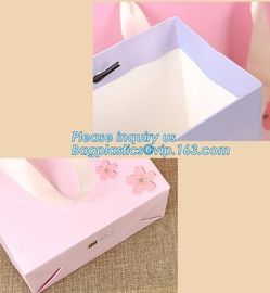 Luxury High-End Super Soft Double Pet Cat Dog House for Sale,Logo Luxury Blue Gift Shopping Carrier Paper Bag With PP Ha supplier