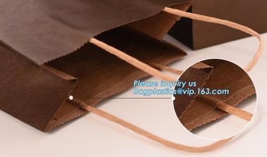 Full Black Matt Finish Paper Shopping Carrier Bag with Dite Cut Handle,Luxurious design brown foldable flat handle kraft supplier
