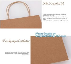 Wholesale custom logo luxury white gold printing coated paper shopping bag for gift,Gloss laminated portrait-shape stron supplier