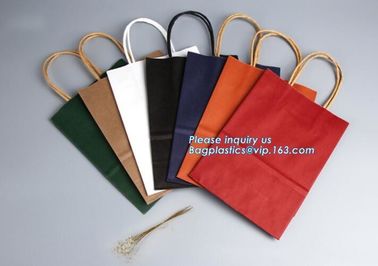 Wholesale custom logo luxury white gold printing coated paper shopping bag for gift,Gloss laminated portrait-shape stron supplier