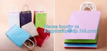 Recycled Wholesale Die Cut Handle Paper Bag Luxury Packaging Paper Bag,everyday kraft shopping bags with twisted handle supplier
