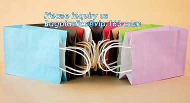 Recycled Wholesale Die Cut Handle Paper Bag Luxury Packaging Paper Bag,everyday kraft shopping bags with twisted handle supplier