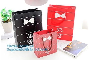 recycled colored paper bags with handles twist handle kraft paper bag,Printing Logo Shopping Pack Paper Bag bagease pac supplier