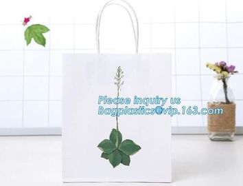 Wholesale Cheap Custom High Quality Fashion Luxury Eco-friendly Rope Handles Wedding Candle Packaging Paper Bags With Lo supplier