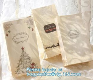 Customized Browd Kraft Paper Shopping Bag with Handles for Clothing,OEM Custom Printing Small Luxury Gift Christmas Whit supplier