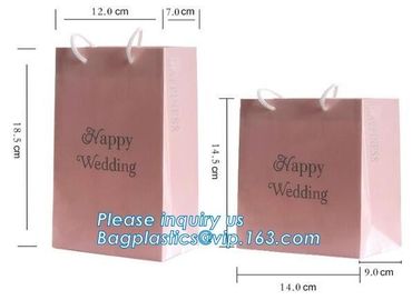 Fashion Luxury Custom Logo Printed handmade paper bags with PP rope,New Design White Handmade Paper Bag bagease, package supplier