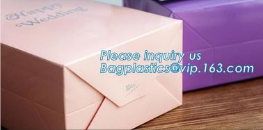 Fashion Luxury Custom Logo Printed handmade paper bags with PP rope,New Design White Handmade Paper Bag bagease, package supplier