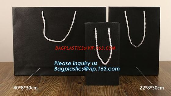 Luxury Recycled Printing Logo Shopping Pack Custom Paper Bag Shopping Bag With Logo,Carrier Ribbon Tie Gift Shopping Pap supplier