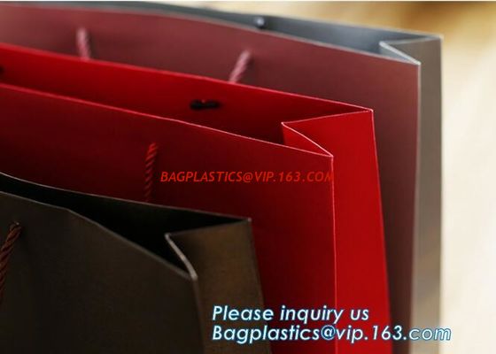 Luxury Recycled Printing Logo Shopping Pack Custom Paper Bag Shopping Bag With Logo,Carrier Ribbon Tie Gift Shopping Pap supplier