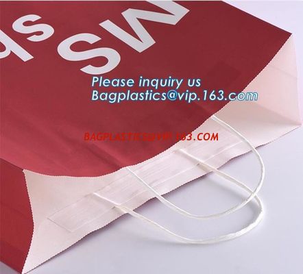 Luxury Recycled Printing Logo Shopping Pack Custom Paper Bag Shopping Bag With Logo,Carrier Ribbon Tie Gift Shopping Pap supplier