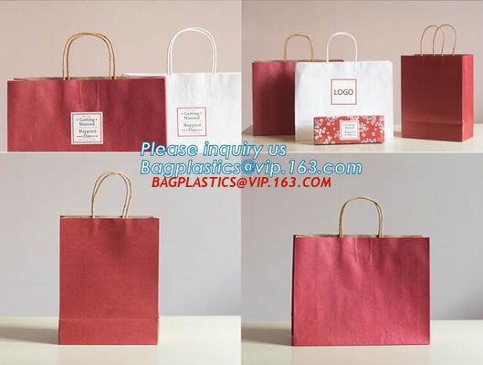Luxury Recycled Printing Logo Shopping Pack Custom Paper Bag Shopping Bag With Logo,Carrier Ribbon Tie Gift Shopping Pap supplier