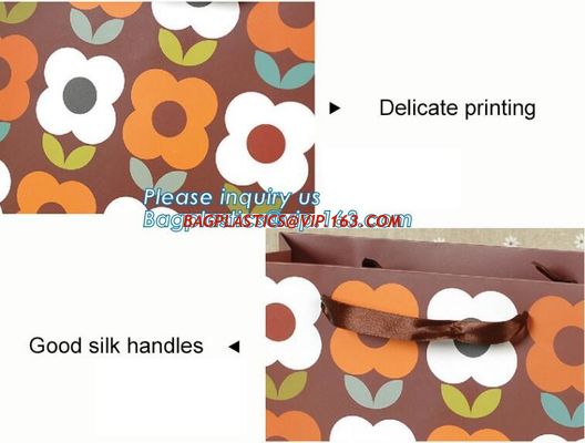 Carrier Ribbon Tie Gift Shopping Paper Bags With Handles,vintage print inspired by our own Luxury Carrier Bag bagease pa supplier
