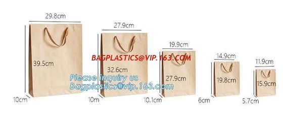 Custom printed white kraft paper shopping gift bag with handle paper carrier bag,jewelry paper bag/fashion luxury gift p supplier