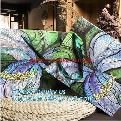 carrier bag packaging custom logo printed brand retail paper bag,Waterproof Kraft Paper Folding Basket Gift Box Plantpot supplier