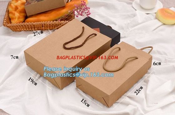 Luxury Customized Gold embossed Logo full color Print made by 250gsm C1S Art Gift Shopping Paper Bag With Ribbon Bow Han supplier