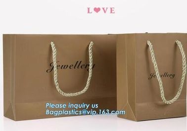 Luxury ribbons hand carrier flower gift bags custom own logo,Accessories Birthday Gift Jewellery Carriers bagease packa supplier