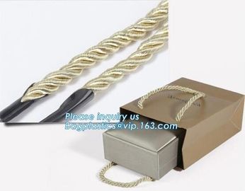 Luxury ribbons hand carrier flower gift bags custom own logo,Accessories Birthday Gift Jewellery Carriers bagease packa supplier