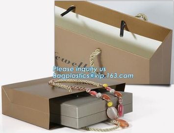 Luxury ribbons hand carrier flower gift bags custom own logo,Accessories Birthday Gift Jewellery Carriers bagease packa supplier