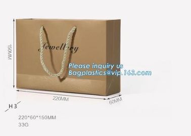 Luxury ribbons hand carrier flower gift bags custom own logo,Accessories Birthday Gift Jewellery Carriers bagease packa supplier