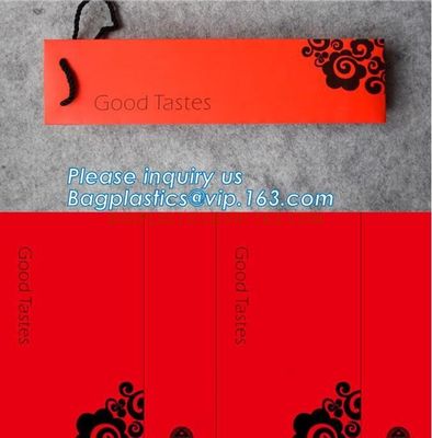 paper wine bag, luxury red wine bag in box, single bottle paper wine bag,Bottle Packaging Custom Printed Recycled Paper supplier