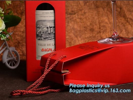 Eco-friendly cmyk gold color custom printing paper wine gift bag,promotional Paper Wine Bag/Gift Wine Bag for Wine custo supplier