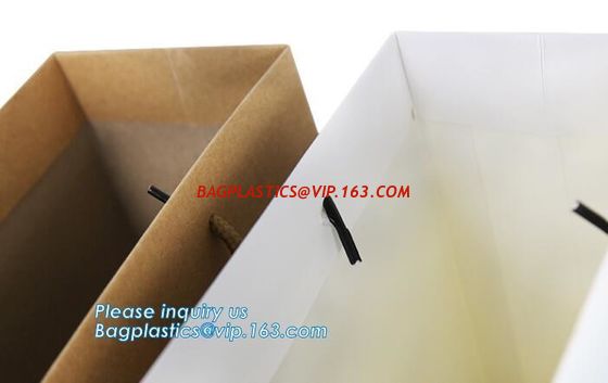 china supplier recycled cute makeup paper flower carrier bag,Flowers Kraft Paper Strong Twisted Handle Shopping Carrier supplier