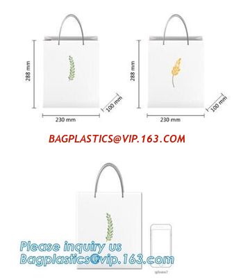 OEM logo printed paper good quality flower carrier bag,Custom logo printed paper carrier flower packaging bag bagease pa supplier