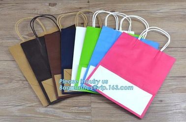 Portable Promotional Custom Packaging Bag Grocery Paper Bag Handle,eco friendly newest luxury wedding dress paper bag supplier