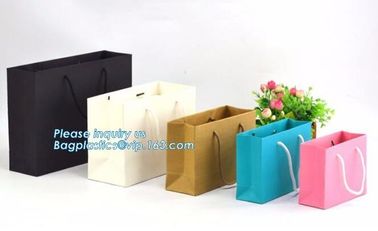 latest style high grade printe paper carrier packaging bag with customized logo,Food packaging Recyclable Take Away Pape supplier