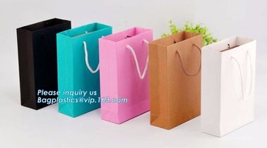 latest style high grade printe paper carrier packaging bag with customized logo,Food packaging Recyclable Take Away Pape supplier