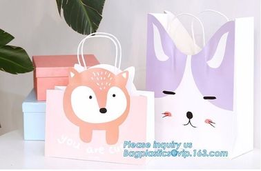 High Quality Luxury Shopping Paper Packing Bags Paper Ivory bag Paper,Reusable Handmade Original Birthday Paper Shopping supplier